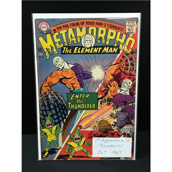 DC COMICS NO.14 METAMORPHO THE ELEMENT MAN