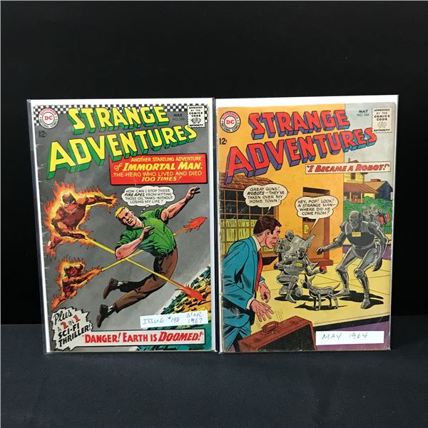 LOT OF 2 STRANGE ADVENTURE COMICS DC COMICS