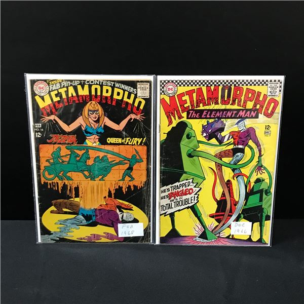 LOT OF 2 METAMORPHO COMICS DC COMICS