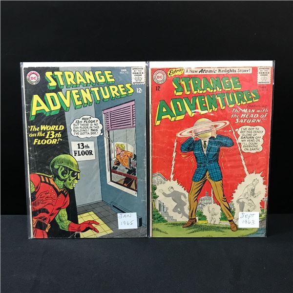 LOT OF 2 STRANGE ADVENTURES COMICS DC COMICS