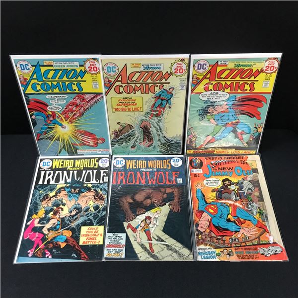 LOT OF 6 DC COMICS - VARIOUS TITLES