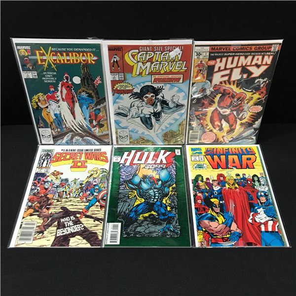 LOT OF 6 MARVEL COMICS - VARIOUS TITLES