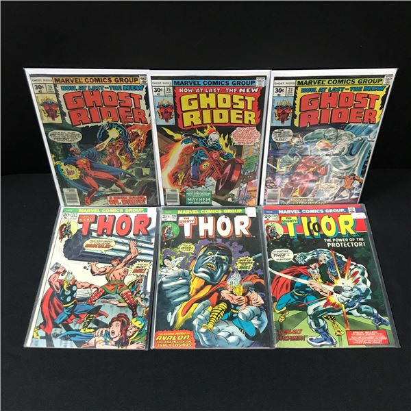 LOT OF 6 MARVEL COMICS - VARIOUS TITLES