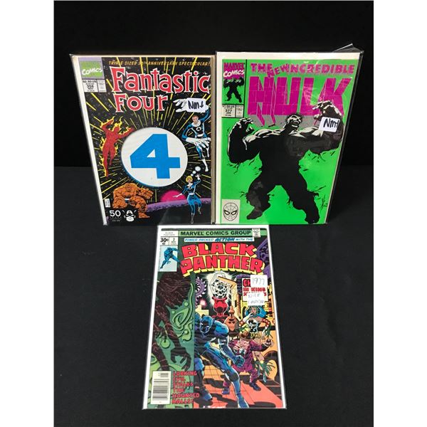 LOT OF 3 MARVEL SUPERHERO COMICS