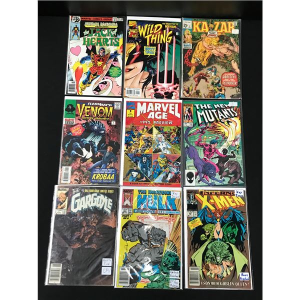 LOT OF 9 MARVEL COMICS - VARIOUS TITLES