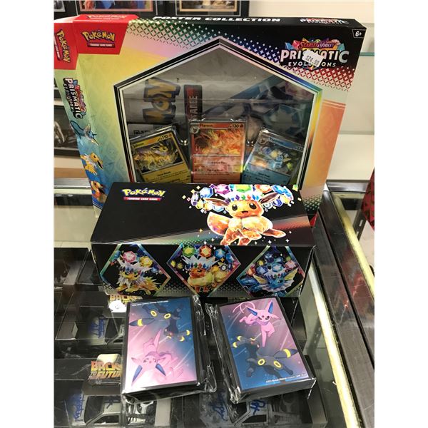 LARGE LOT OF POKEMON CARDS AND SLEEVES