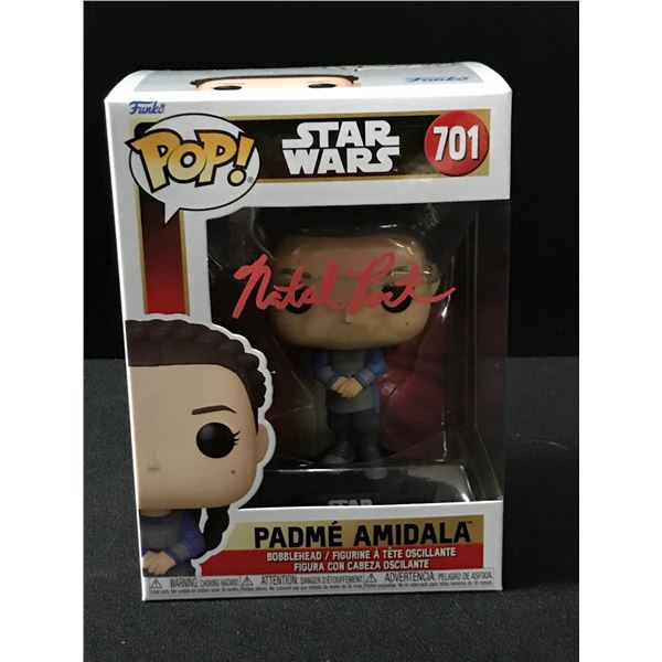 NATALIE PORTMAN SIGNED PADME STAR WARS FUNKO POP - KB COA