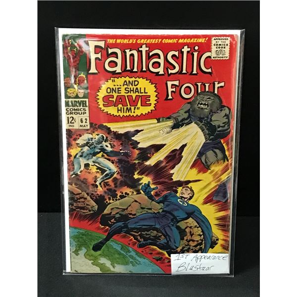 FANTASTIC FOUR #62 1ST APPEARANCE OF BLASTAAR- MARVEL COMICS