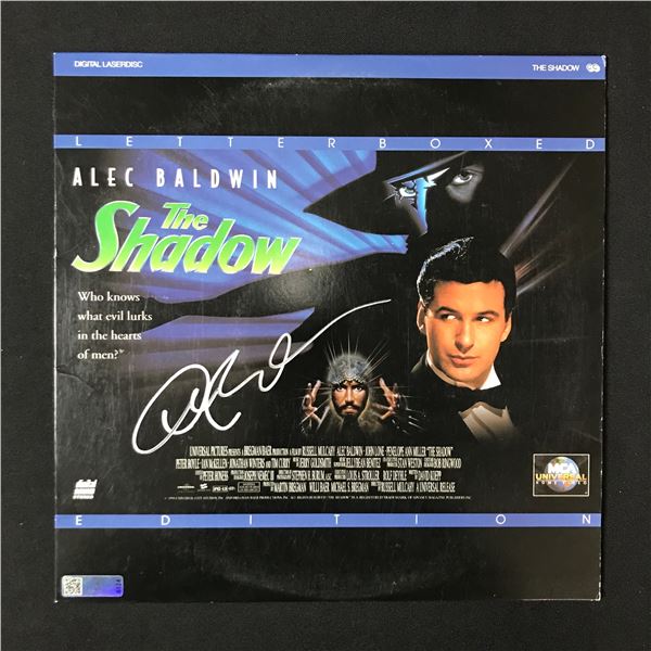 ALEC BALDWIN SIGNED THE SHADOW DVD BOX - CELEBRITY AUTHENTICS COA