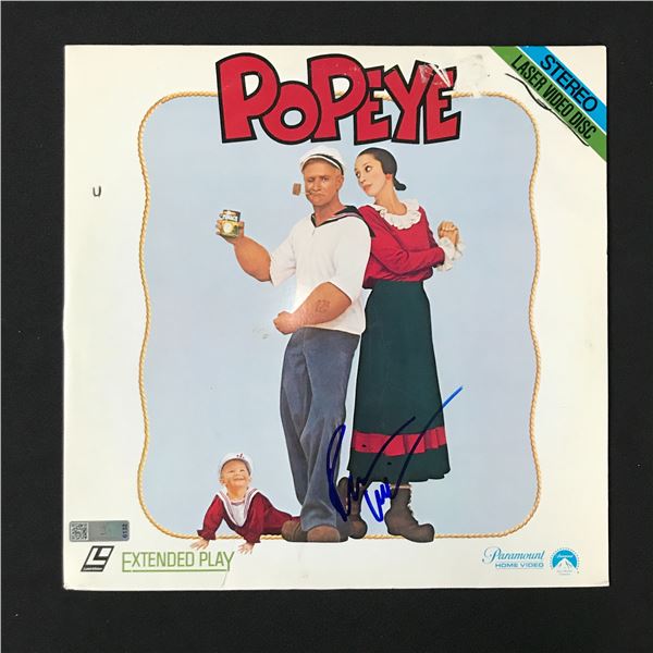 ROBIN WILLIAMS SIGNED LASER VIDEO DISC COVER - CELEBRITY AUTHENTICS COA