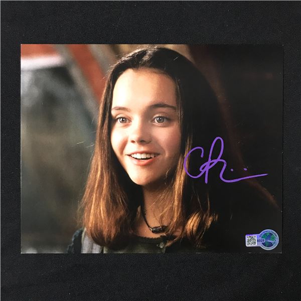 CHRISTINA RICCI SIGNED CASPER 8X10 - WWOC COA