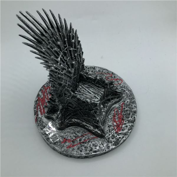 MULTI SIGNED GAME OF THRONES THRONE INCLUDING CLARKE AND DINKLAGE - KB COA
