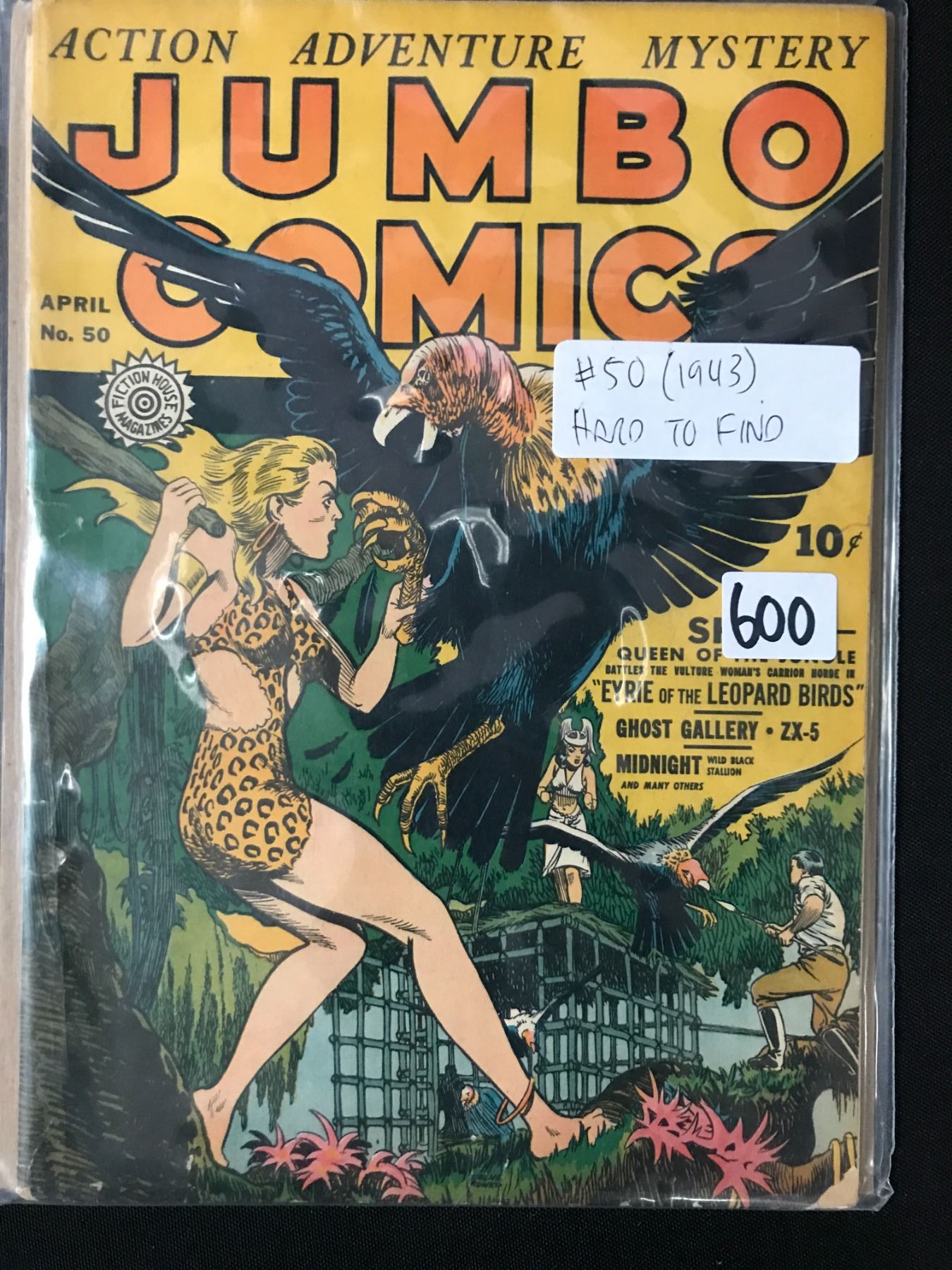 JUMBO COMIC #50 (1943) - FICTION HOUSE