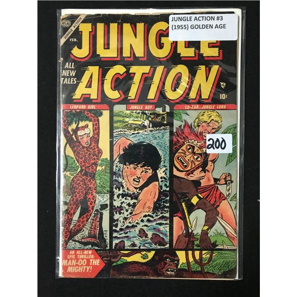 JUNGLE ACTION #3 (1955) - ATLAS COMICS