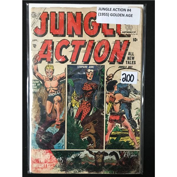 JUNGLE ACTION #4 (1955) - ATLAS COMICS