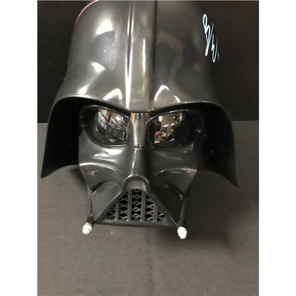 HAYDEN CHRISTENSEN AND EWAN MCGREGOR DUAL SIGNED DARTH VADER HELMET - WWOC COA