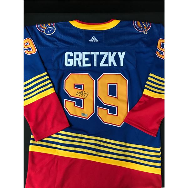 WAYNE GRETZKY SIGNED ST. LOUIS BLUES JERSEY - ACE COA