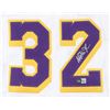 Image 2 : MAGIC JOHNSON SIGNED LOS ANGLES LAKERS BASKETBALL JERSEY - BECKETT COA