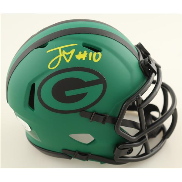 JORDAN LOVE SIGNED GREEN BAY PACKERS MINI HELMET JSA COA