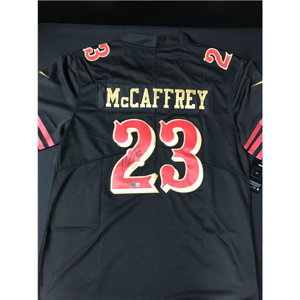 CHRISITAN MCCAFFREY SIGNED San Francisco 49ers JERSEY - ACE COA