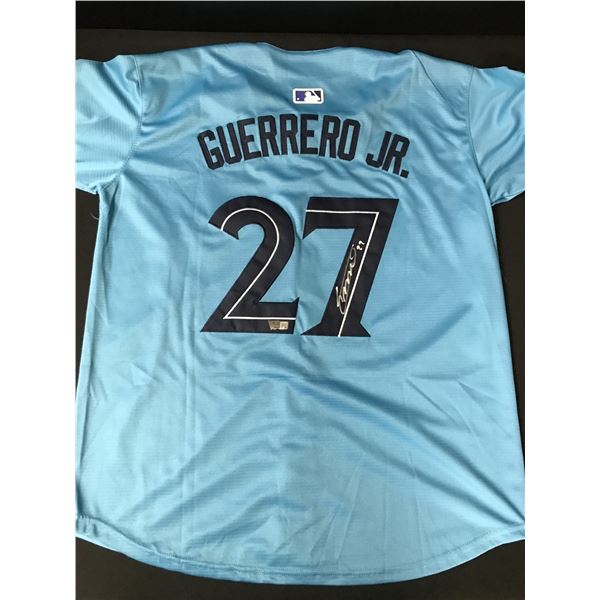 VLADIMIR GUERRERO JR SIGNED TORONTO BLUE JAYS JERSEY - ACE COA
