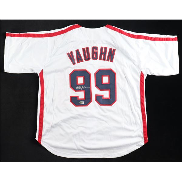 CHARLIE SHEEN SIGNED VAIGHN BASEBALL JERSEY - BECKETT COA