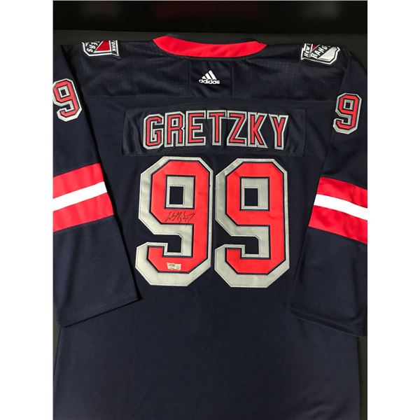 WAYNE GRETZKY SIGNED NEW YORK RANGERS JERSEY - ACE COA