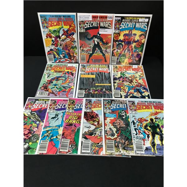 LOT OF MARVEL SECRET WARS COMICS