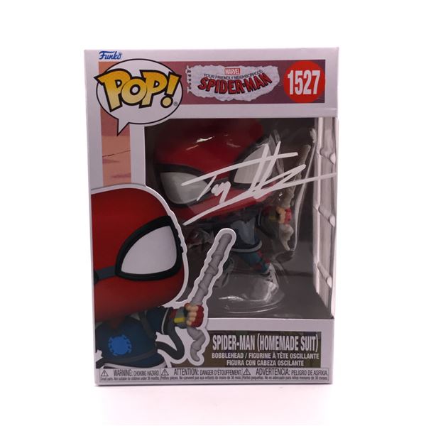 TOM HOLLAND SIGNED SPIOERMAN FUNKO POP - KB COA