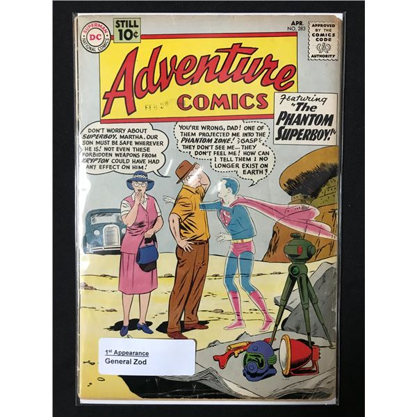 ADVENTURE COMICS #283 - 1ST APPEARANCE OF GENERAL ZOD - DC COMICS