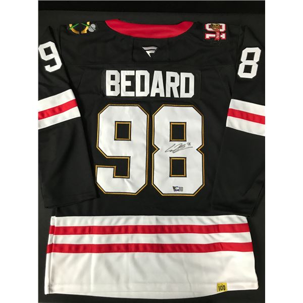CONNOR BEDARD SIGNED CHICAGO BLACKHAWKS JERSEY - ACE COA