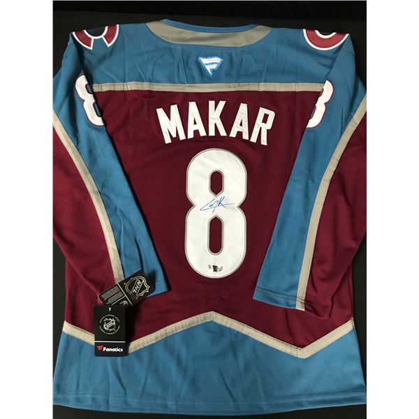 CALE MAKAR SIGNED COLORADO AVALANCHE HOCKEY JERSEY - ACE COA