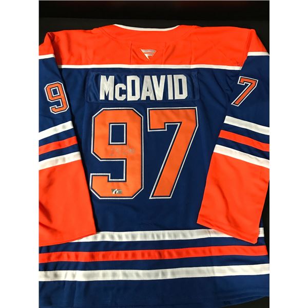 CONNOR MCDAVID SIGNED EDMONTON OILERS JERSEY - ACE COA