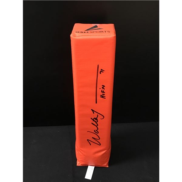 WALTER JONES SIGNED NFL ENDZONE PILON (SCHWARTZ COA)