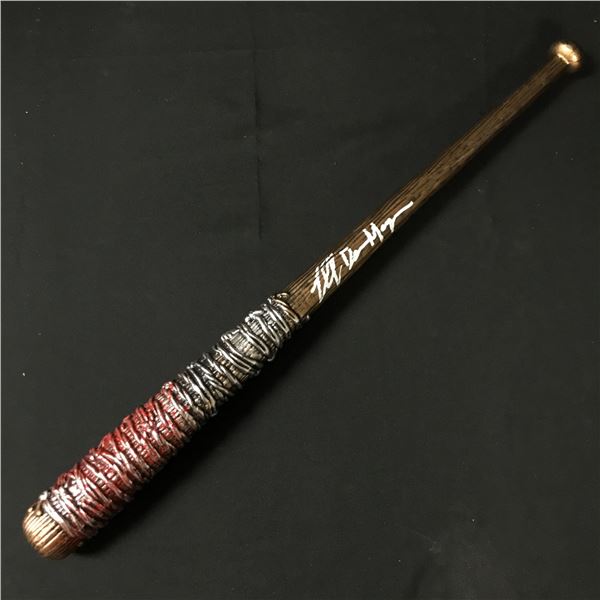 JEFFREY DEAN MORGAN SIGNED PROP WALKING DEAD BASEBALL BAT - KB COA