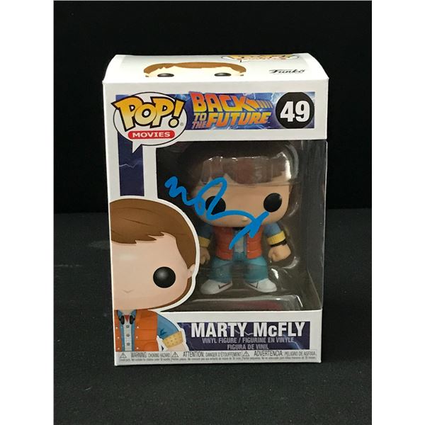 MICHAEL J FOX SIGNED BACK TO THE FUTURE FUNKO POP - WWOC COA