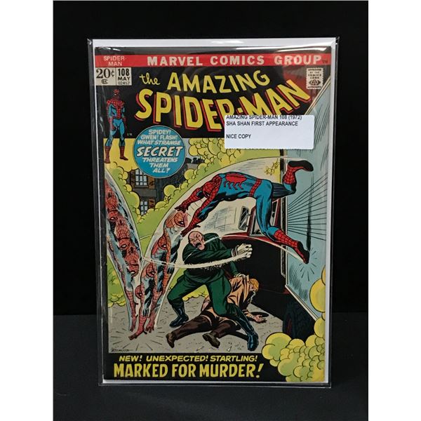 THE AMAZING SPIDERMAN #108 (1972) - MARVEL COMICS