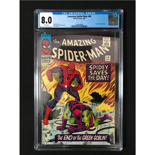 AMAZING SPIDERMAN #40 - CGC GRADE 8