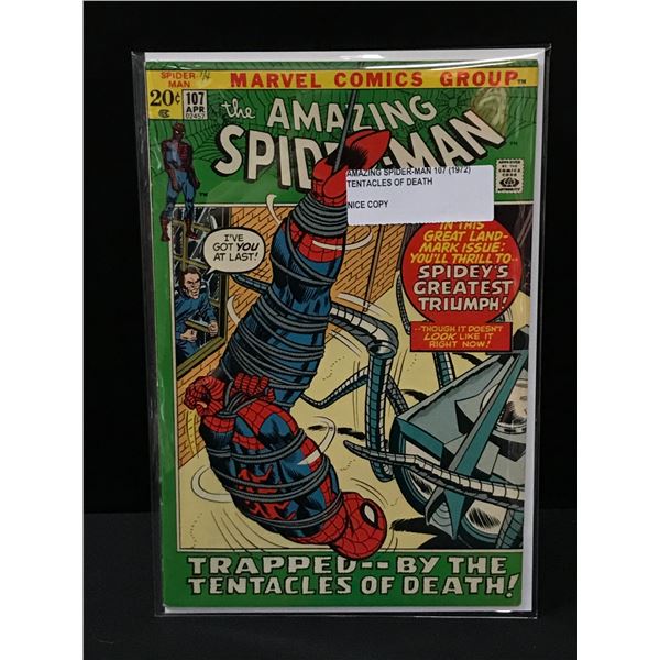 THE AMAZIING SPIDERMAN #107 (1972) - MARVEL COMICS