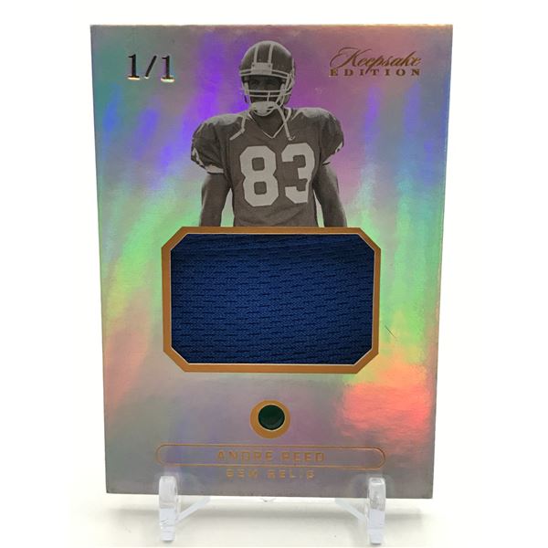 KEEPSAKE EDITION ANDRE REED GEM PATCH TRADING CARD 1/1