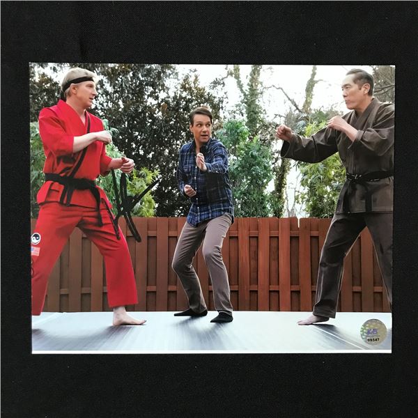 WILLIAM ZAPKA SIGNED COBRA KAI 8X10 - KB COA