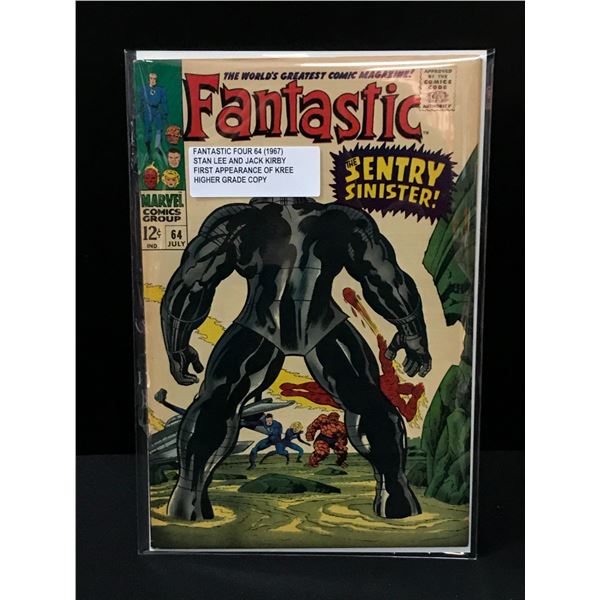 FANTATIC FOUR #64 (1967) 1ST KREE - MARVEL COMICS