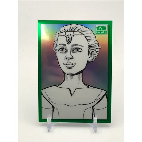 2022 TOPPS CHROME STAR WARS GALAXY BASE CARD SKETCH VARIATION 63/99