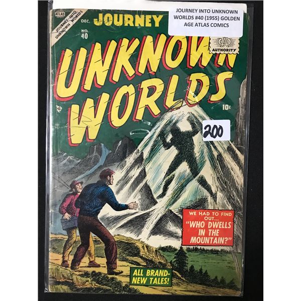 JOUNREY INTO WORLDS #40 (1955) - ATLAS COMICS