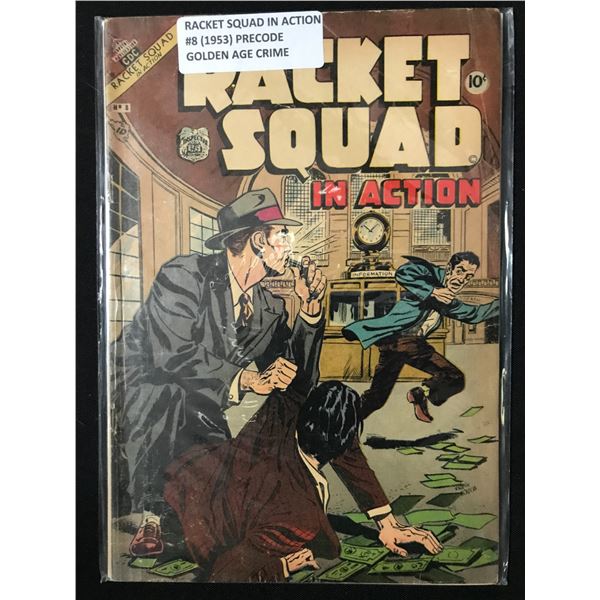 RACKET SQUAD IN ACTION #8 (1953) - CDC COMICS