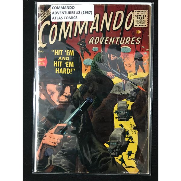 COMMANDO ADVENTURES #2 (1957) - ATL;AS COMICS