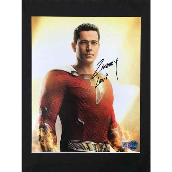 ZACHARY LEVI SIGNED SHAZAM PICTURE - WWOC COA