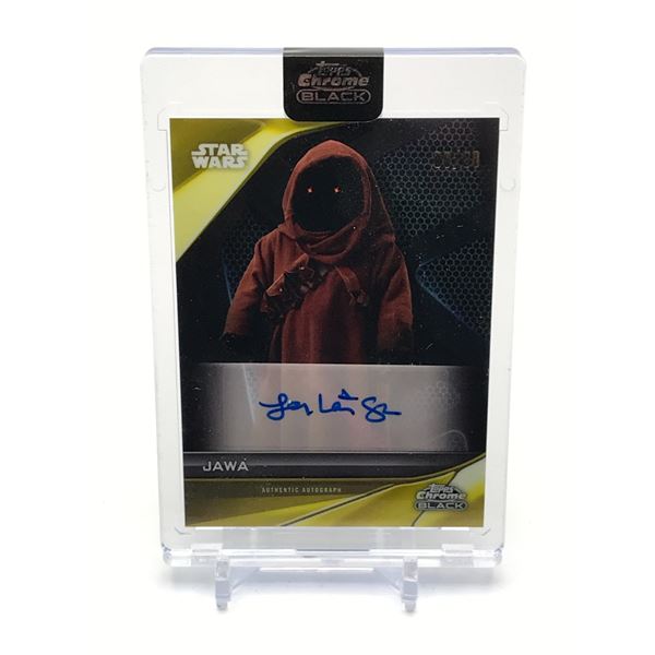 LEILANI SHUI SIGNED JAWA STAR WARS TRADING CARD - TOPPS COA
