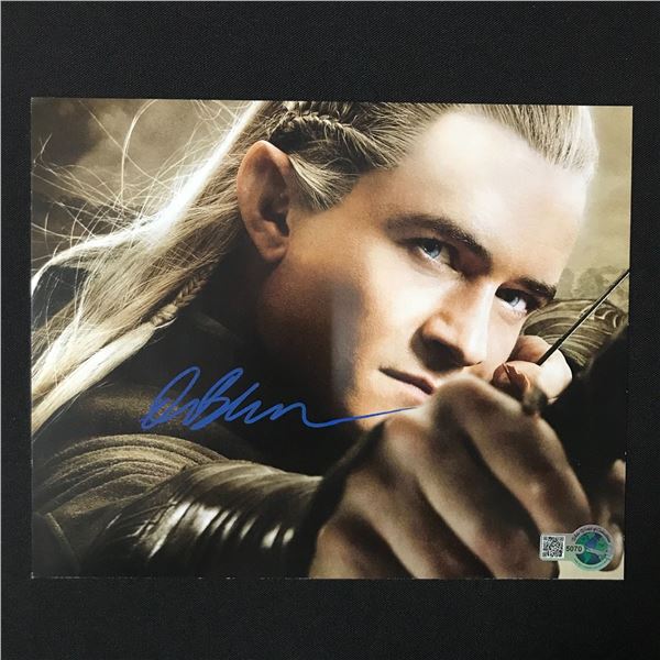 ORLANDO BLOOM SIGNED LORD OF THE RINGS 8X10 - WWOC COA