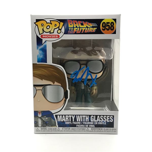 MICHAEL J FOX SIGNED BACK TO THE FUTURE FUNKO POP - WWOC COA